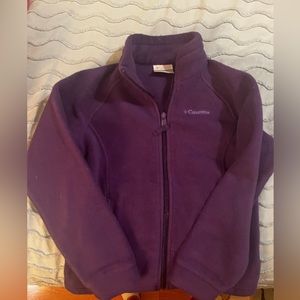 Purple Columbia size small fleece